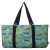 Dragonfly Effect Print Large Canvas Utility Tote Bag-Blue
