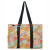 Groovy Flower Print Reusable Shopper Tote Bag