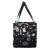 Nurse Love Large Canvas Utility Tote Bag-Black