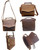 Roma Leathers 9011 Lockable Leather Crossbody Bag Brown