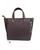 Roma Leathers Vintage Cowhide Leather Tote Brown 9000
