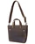 Roma Leathers Vintage Cowhide Leather Tote Brown 9000