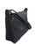 Roma Leathers 7082 Black Genuine Leather Locking Concealed Purse