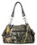 Western Brown Camouflage Flower Rhinestone Handbag W Matching Wallet