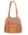 Roma Leathers 7096 Light Brown Genuine Leather Concealed Purse