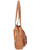 Roma Leathers 7096 Light Brown Genuine Leather Concealed Purse