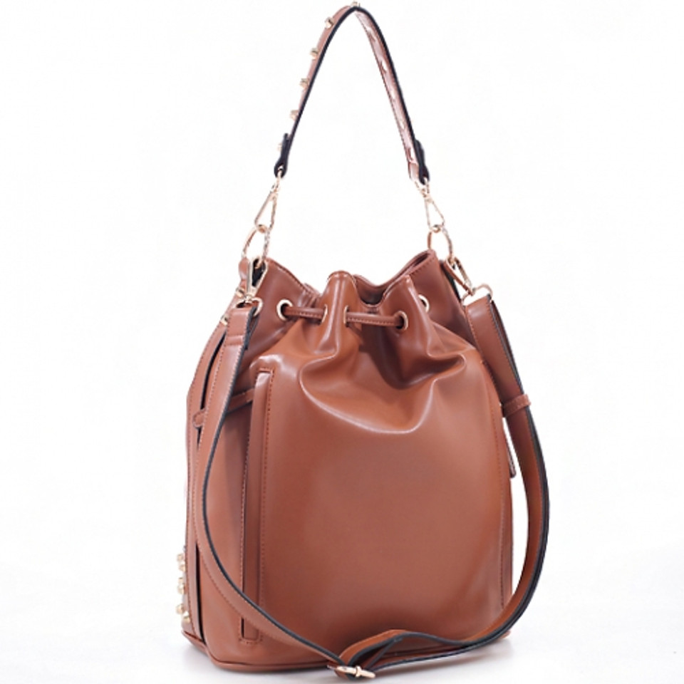 Emperia Outfitters Concealed Carry Bucket Bag - Emma (Brown)