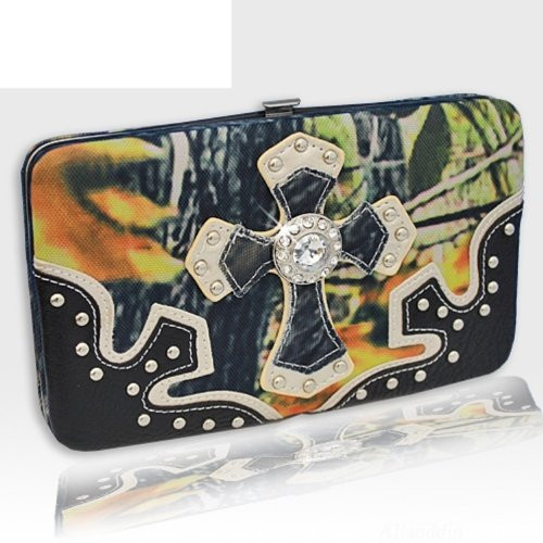 Rhinestone Multi-Cross Double Handle Purse main image 0