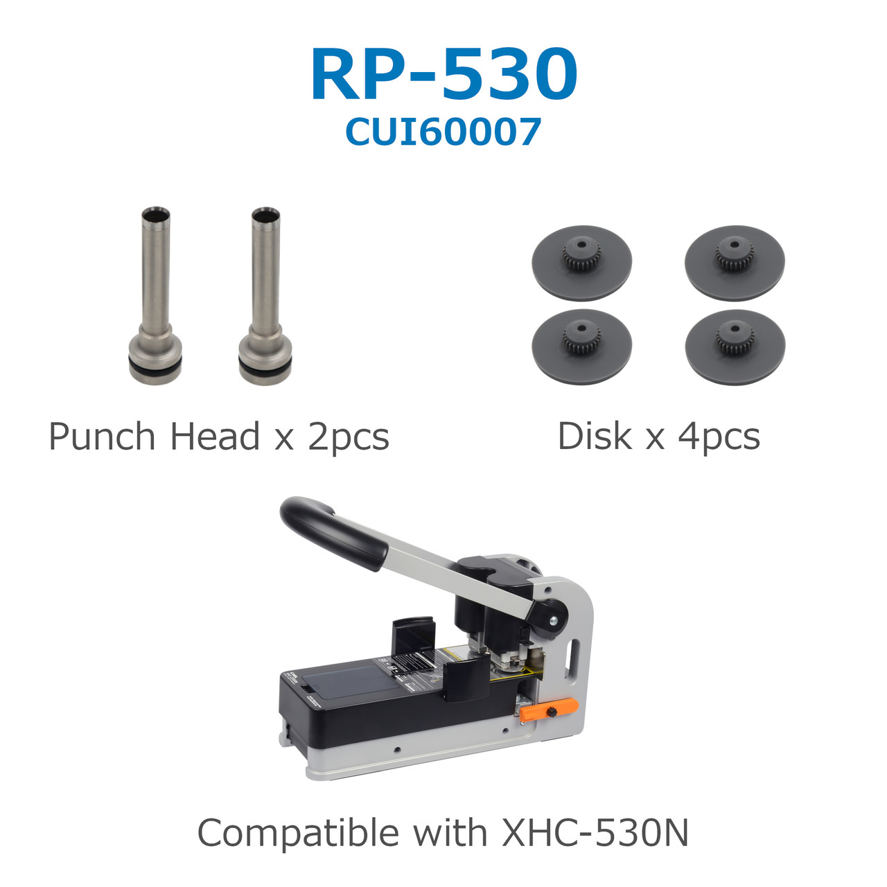 RP-530 - Replacement Hole Punch Head & Disk Set | CARL