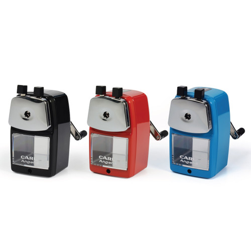 pencil sharpener angel5 manual black red blue