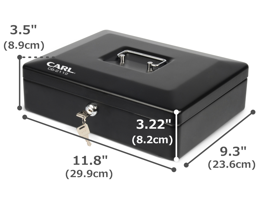 Deluxe Classic Steel Cash Box
