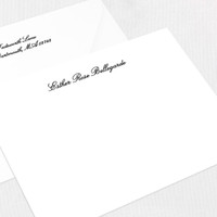 Esther Personalized Stationery Card