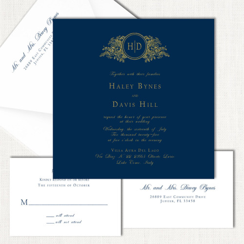 Haley Square Wedding Invitations