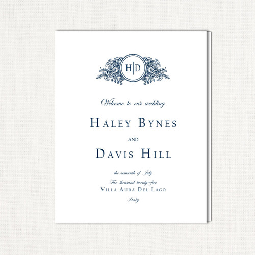 Haley Wedding Programs