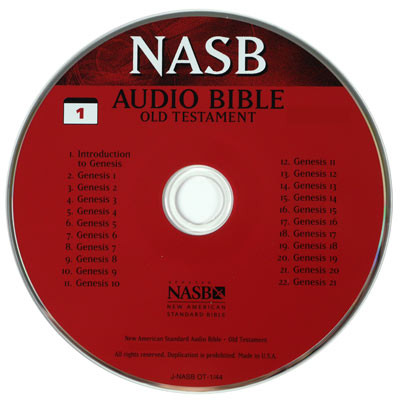 Audio Bible NASB Bible on CD Voice only Stephen Johnston