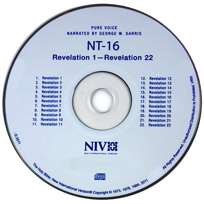 Audio Bible NIV Bible on CD Voice only W. Sarris