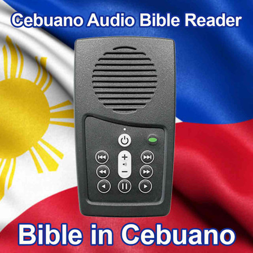 Front view, Audio Bible Cebuano Bible reader, Easy to Use