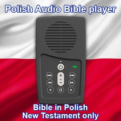 Front view - Audio Bible Polish Bible New Testament only