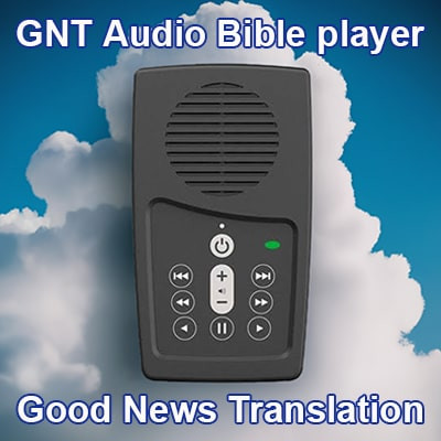 Front view - Audio Bible Good News Bible reader - Easy to use