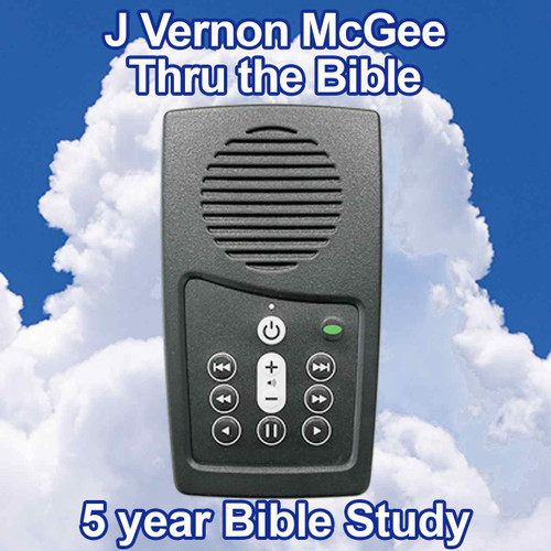 Front view, J Vernon McGee Thru the Bible audio reader
