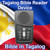 Front view, Tagalog Bible reader device, the Bible read aloud and easy to use