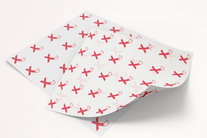 12x12 Custom Wax Paper (5000/cs)