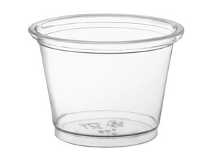 1 oz Plastic Portion Cup Clear