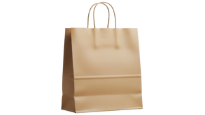 Large Brown Paper Handle Bag [14 x 10 x 16] (200/cs)