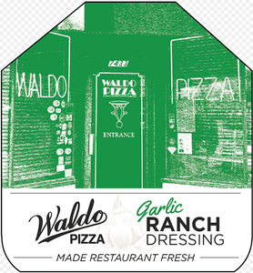 [Custom Stickers] Waldo Pizza - Garlic Ranch Dressing Front Labels (1,000/cs)