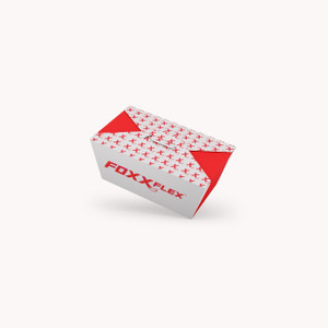FOXXFlex Small Custom Printed Flex-Fold Lunch Box (400/cs)