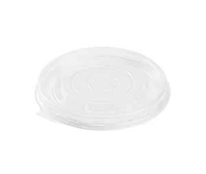 PET Flat Lids for Custom Boba Cups, 95 mm (2,000/Case)