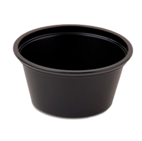 2 Ounce Black Souffle Cups