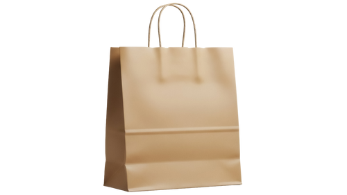 Medium Brown Paper Handle Bag [13x7x17] (250/cs)