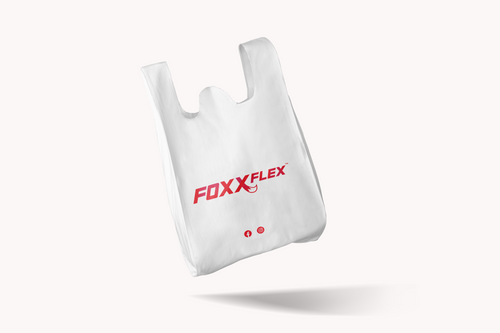 FOXXFlex T-Shirt Solo Art Branded Bags PLASTIC (500/cs)