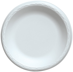 White Foam Plates 10 Inch