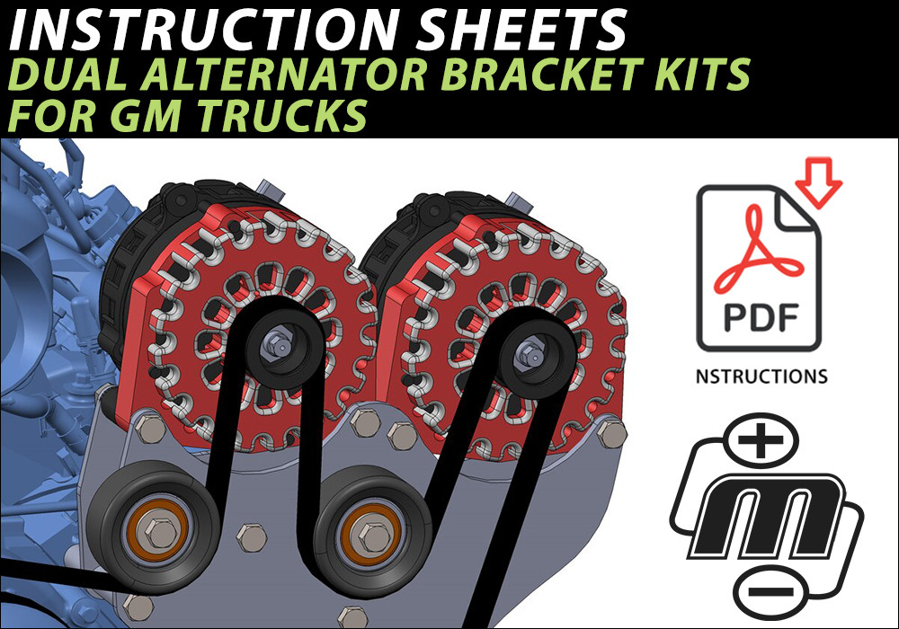 How to make a dual alternator bracket