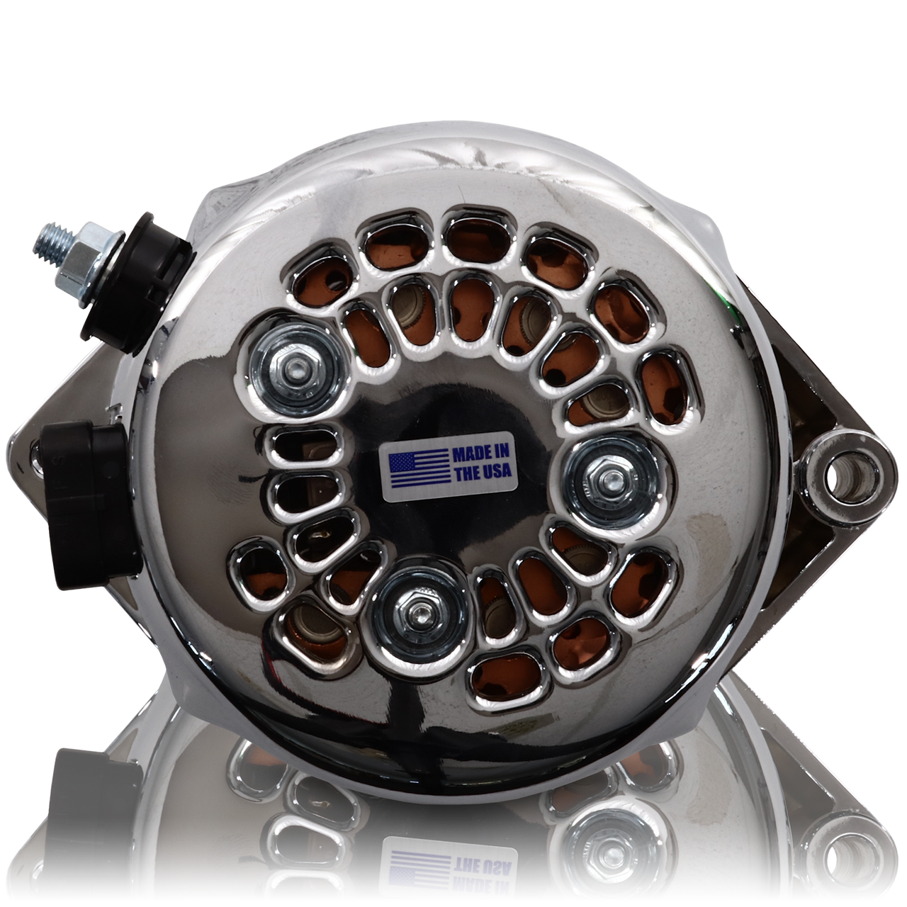 powermaster社オルタネータークローム170Aシボレーインパラハイドロ