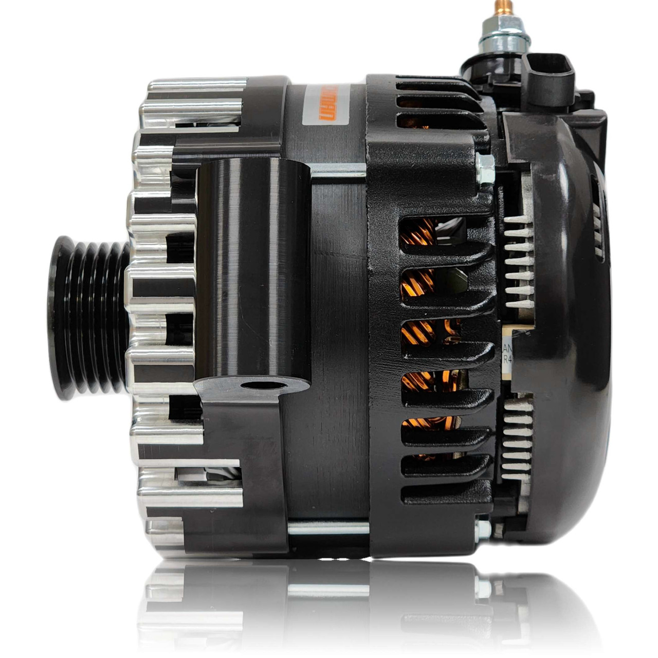 400 amp Billet Elite series T mount alternator for Ford - Mechman 