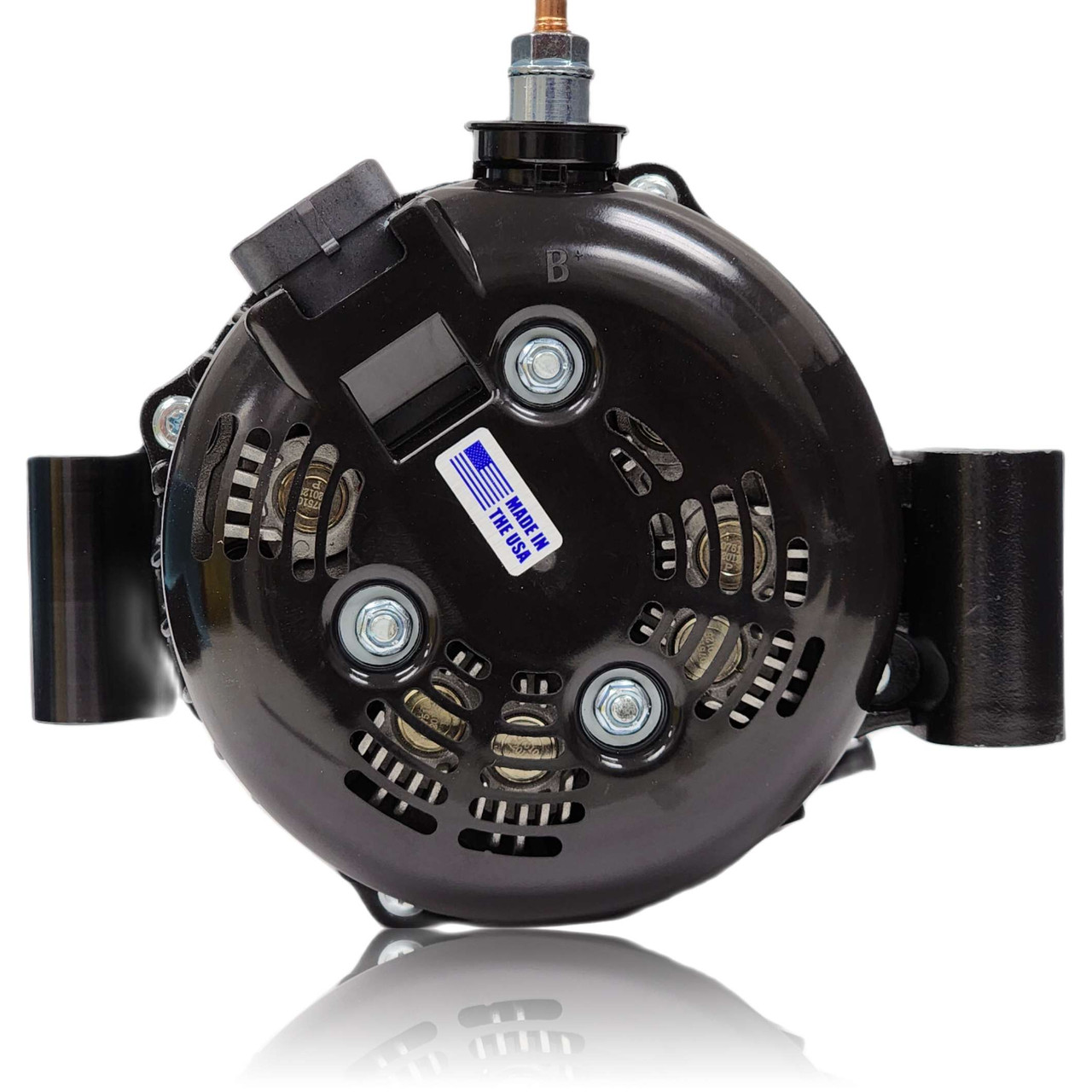 400 amp Billet Elite series T mount alternator for Ford - Mechman