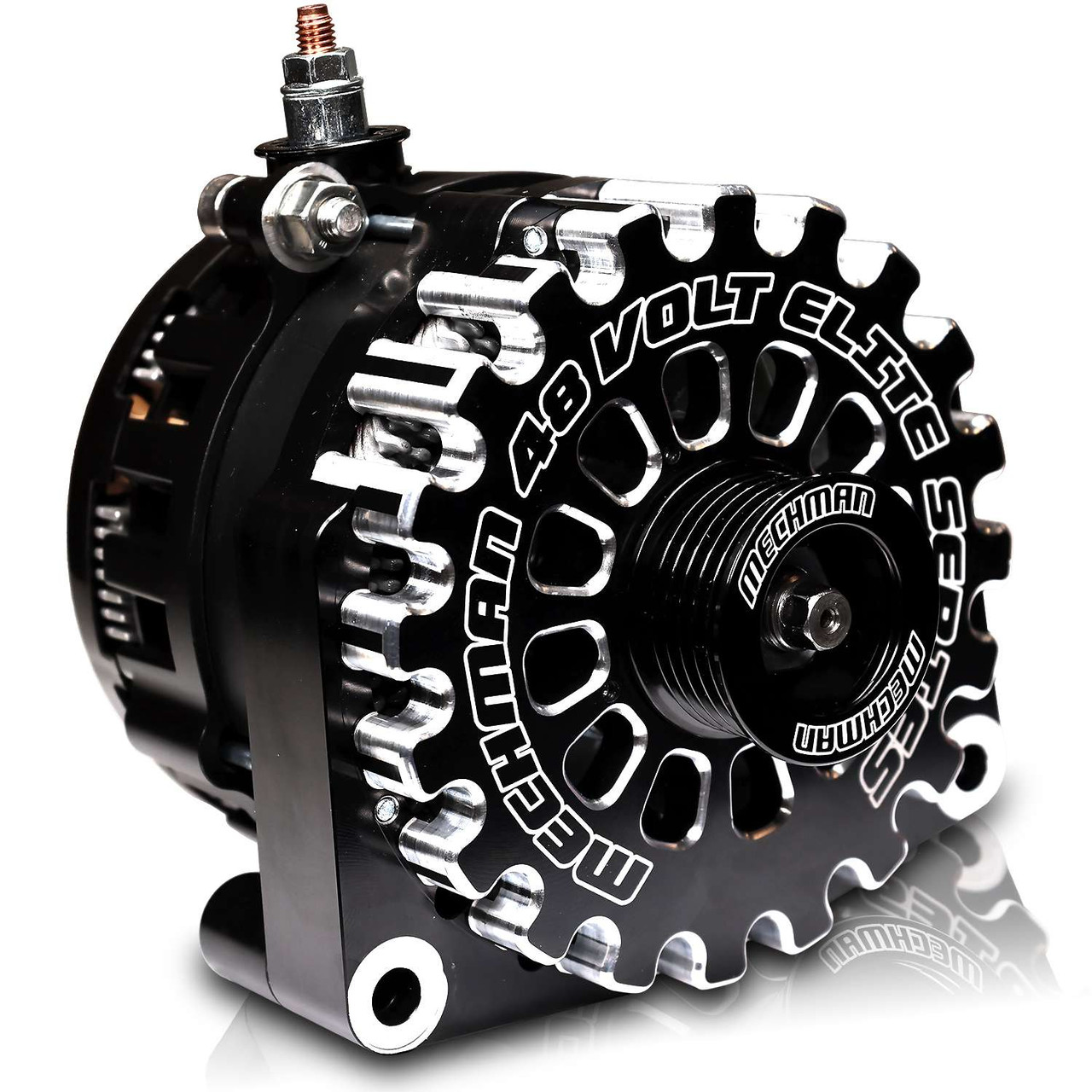 48-Volt Elite Alternator – GM Vortec/Duramax Truck Mount (LiFePO4