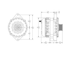 E Series Billet 370A alt - Fits 6/12 CS144 - Black finish