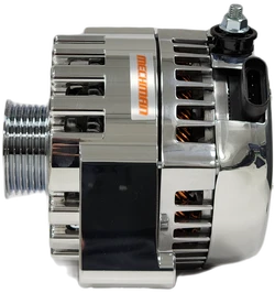 Chrome high output 170 amp billet alternator GM LS engine swap B8206170C Mechman