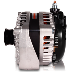 250A large case hairpin alternator for 2001-2007 GM full size truck 6.6l Diesel - side output stud 11348250 Mechman