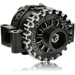 400 Amp Billet Elite series alternator for early Powerstroke Ford