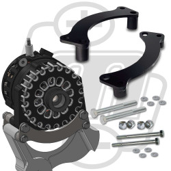 SD7 Compressor to GM Vortec Alternator Adapter Bracket Combo (Includes 1 x B8206370M) Copy of AA-SSD7-370B Mechman