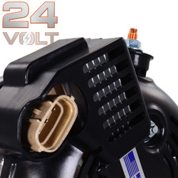 24-Volt, 80-Amp Elite Series Alternator for Ford T-Mount W/ 6 -Groove Pulley - 7750080-24V