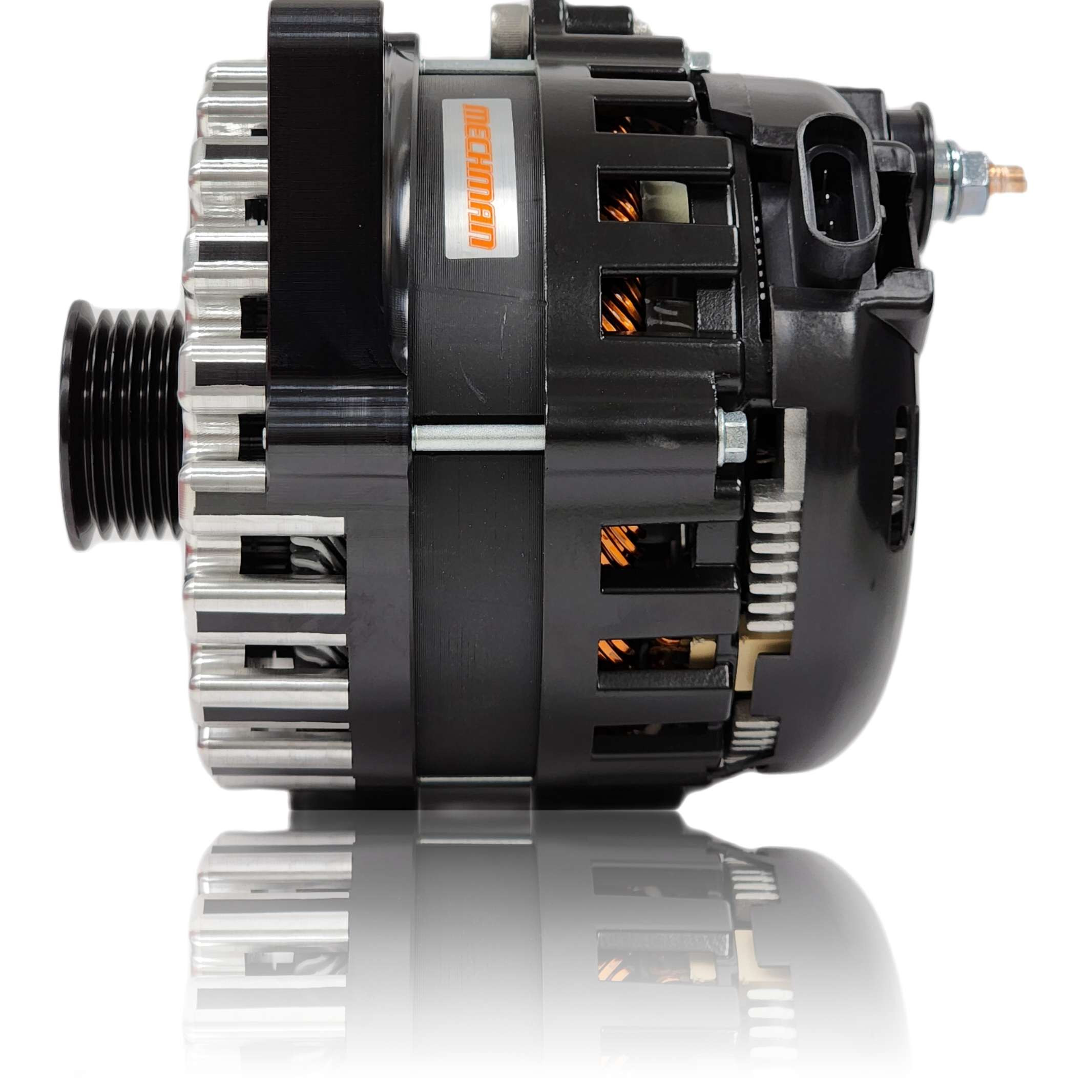 E Series Billet 370A alt - Fits 6/12 CS144 - Black finish *** BSTOCK ...