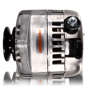 170 amp Racing alternator for 63-85 GM - Natural Finish (includes 2 pulleys) 7127170 Mechman