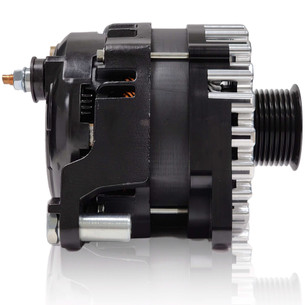 370-amp Billet Elite Series Large Case alternator for early 5.9L Cummins B13302370B Mechman