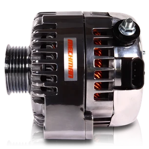 320 Amp 6 Phase 88-95 GM Truck High Output Alternator Polished Finish 8165320P Mechman